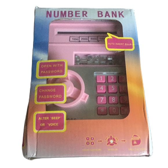 Pink Electronic Kids Gift Piggy Bank - Picture 3 of 12